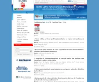 Relampa.org.br(Journal of Cardiac Arrhythmias) Screenshot