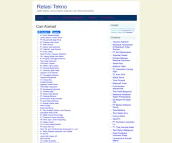 Relasitekno.com(Relasi Tekno) Screenshot