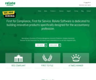 Relate-Software.com(Accounting Software) Screenshot