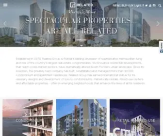 Relatedgroup.com(Real Estate Development & Lifestyle Company) Screenshot