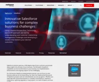 Relationedge.com(Salesforce Platinum Partner Rackspace) Screenshot