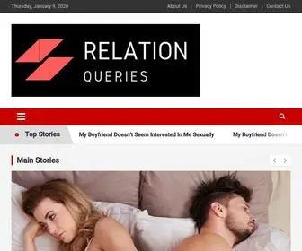 Relationqueries.com(Learn how to create and keep a romantic relationship that's healthy) Screenshot