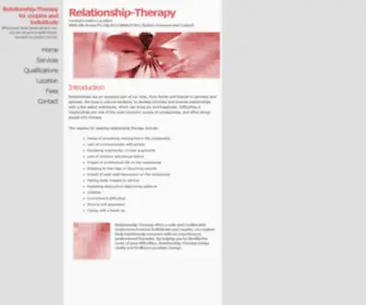 Relationship-Therapy.co.uk(Relationship-Therapy for couples and individuals) Screenshot