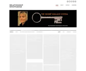 Relationshipknowledge.com(The Deidré Wallace System) Screenshot