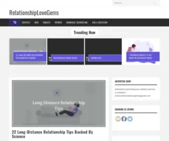 Relationshiplovegems.com(Relationship Advice) Screenshot