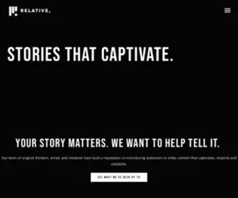 Relativehouse.com(Your story matters. We want to help tell it) Screenshot