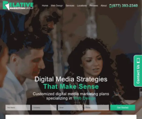 Relativemarketinggroup.com(Relative Marketing Group) Screenshot
