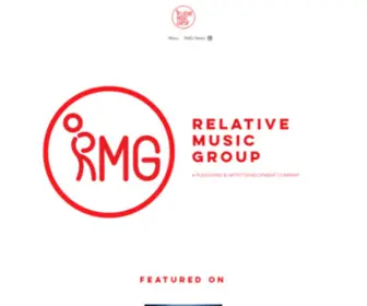 RelativemusicGroup.com(Music Publishing) Screenshot