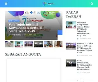 Relawantik.or.id(Relawan TIK Indonesia) Screenshot