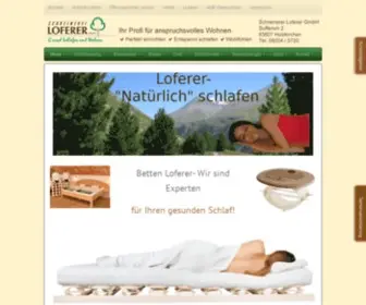 Relax-Bettsysteme.com(Betten Loferer) Screenshot