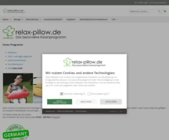 Relax-Pillow.de(Das besondere Kissenprogramm von relax) Screenshot