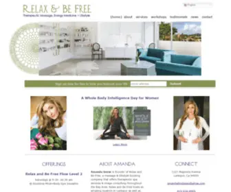 Relaxandbefree.com(Relax & Be Free) Screenshot