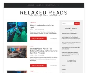 Relaxedreads.com Screenshot