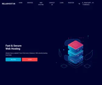Relaxhost.in(Powerfull Web Hosting) Screenshot