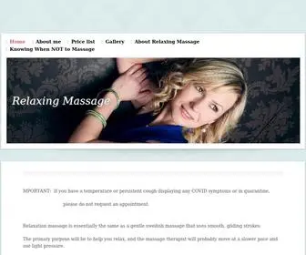 Relaxingmassage.me.uk(Relaxing Massage Your Body Deserves More. Relaxation massage) Screenshot