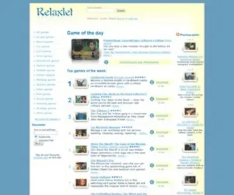 Relaxlet.com(Game Downloads) Screenshot