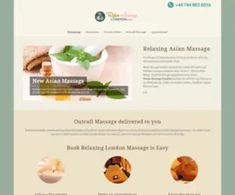 Relaxmassagelondon.co.uk(Relaxing Oriental Asian Massage London) Screenshot