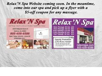 Relaxnspa.com(EBay listing software) Screenshot