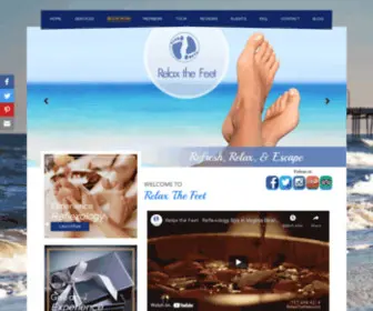 Relaxthefeet.com(Foot Reflexology in Chesapeake and Virginia Beach) Screenshot