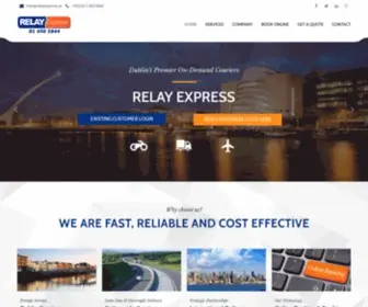 Relayexpress.ie(Relay Express Couriers) Screenshot