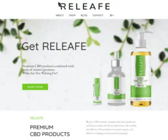 Releafeessentials.com(CBD Products For Sale) Screenshot