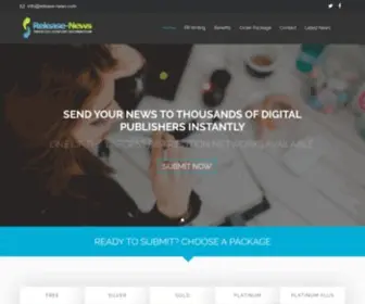 Release-News.com(Leading Online News Submission & Press Release Distribution Service) Screenshot