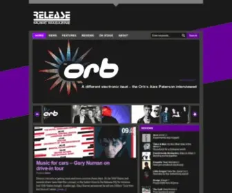 Releasemagazine.net(Release Music Magazine) Screenshot