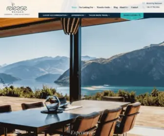 Releasenz.com(Luxury Holiday Accommodation & Vacation Rentals) Screenshot