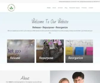 Releaserepurpose.com(Decluttering Support & Tips From Professional Organizers) Screenshot