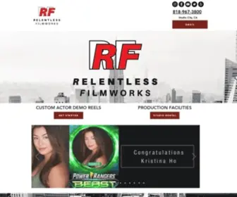 Relentlessfilmworks.com(Actor Demo Reels) Screenshot