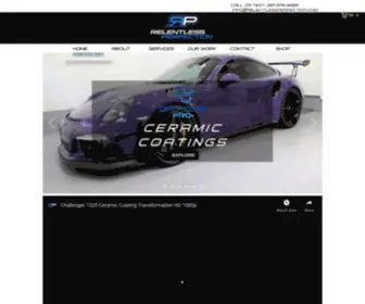 Relentlessperfection.com(PAINT PROTECTION) Screenshot