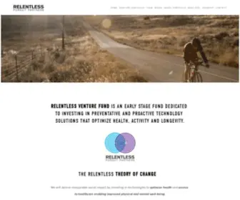 Relentlesspursuitpartners.com(Relentless Venture Fund) Screenshot