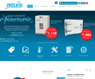 Reles.com.pe(Equipos de Laboratorio) Screenshot