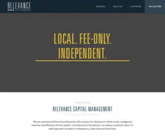 Relevancecm.com(Relevance Capital Management) Screenshot