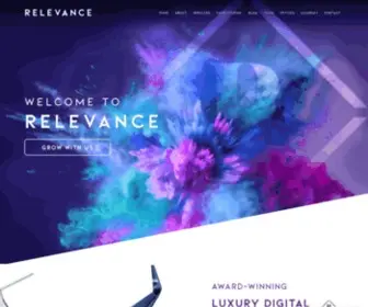 Relevance.digital(Luxury Digital Marketing Agency Targeting HNWIs UHNWIs) Screenshot