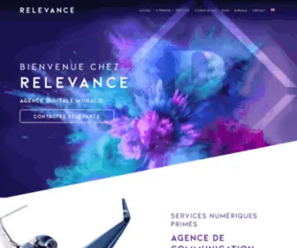 Relevanceweb.fr(Agence de Communication Digitale Luxe) Screenshot
