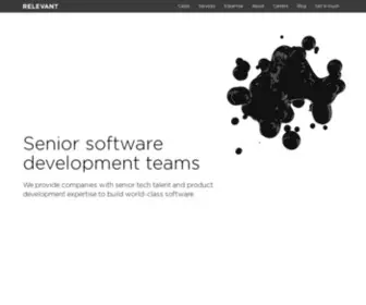 Relevant.software(Software Development Company) Screenshot