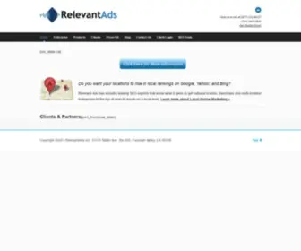 Relevantads.com(Online marketing Solutions) Screenshot