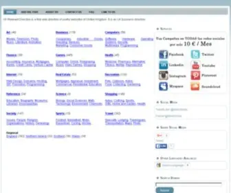 Relevantdirectory.co.uk(UK Relevant Directory) Screenshot