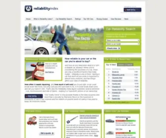 Reliabilityindex.com(Car Reliability Index) Screenshot