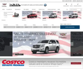 Reliable-Cadillac.com(Reliable Cadillac in ROSEVILLE) Screenshot