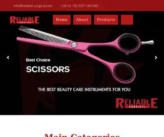 Reliable-Surgical.com(Main Categories) Screenshot