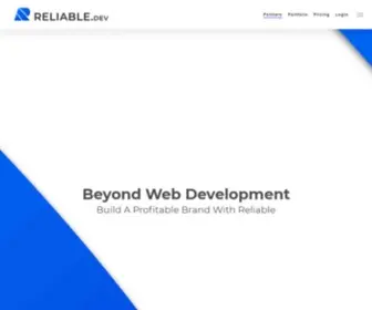 Reliable.dev(Your Web Masters) Screenshot