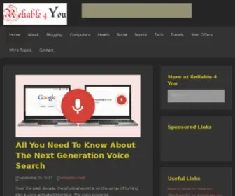 Reliable4You.com(Reliable 4 You (Himanshu Goel)) Screenshot