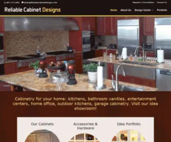 Reliablecabinetdesigns.com(Cabinetry for your home) Screenshot