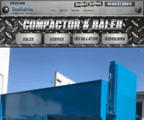 Reliablecompactor.com(Reliable Compactor Service) Screenshot