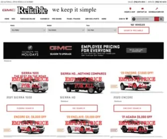 Reliabledealer.com(Reliable Buick GMC) Screenshot