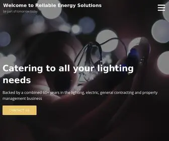 Reliableenergysolutionsinc.com(Be part of tomorrow today) Screenshot