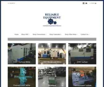 Reliableequipmentsaintlouis.com(Reliable Equipment sells used Metalworking) Screenshot