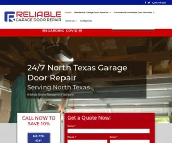 Reliablegaragedoorrepair.com(Reliable Garage Door Repair) Screenshot